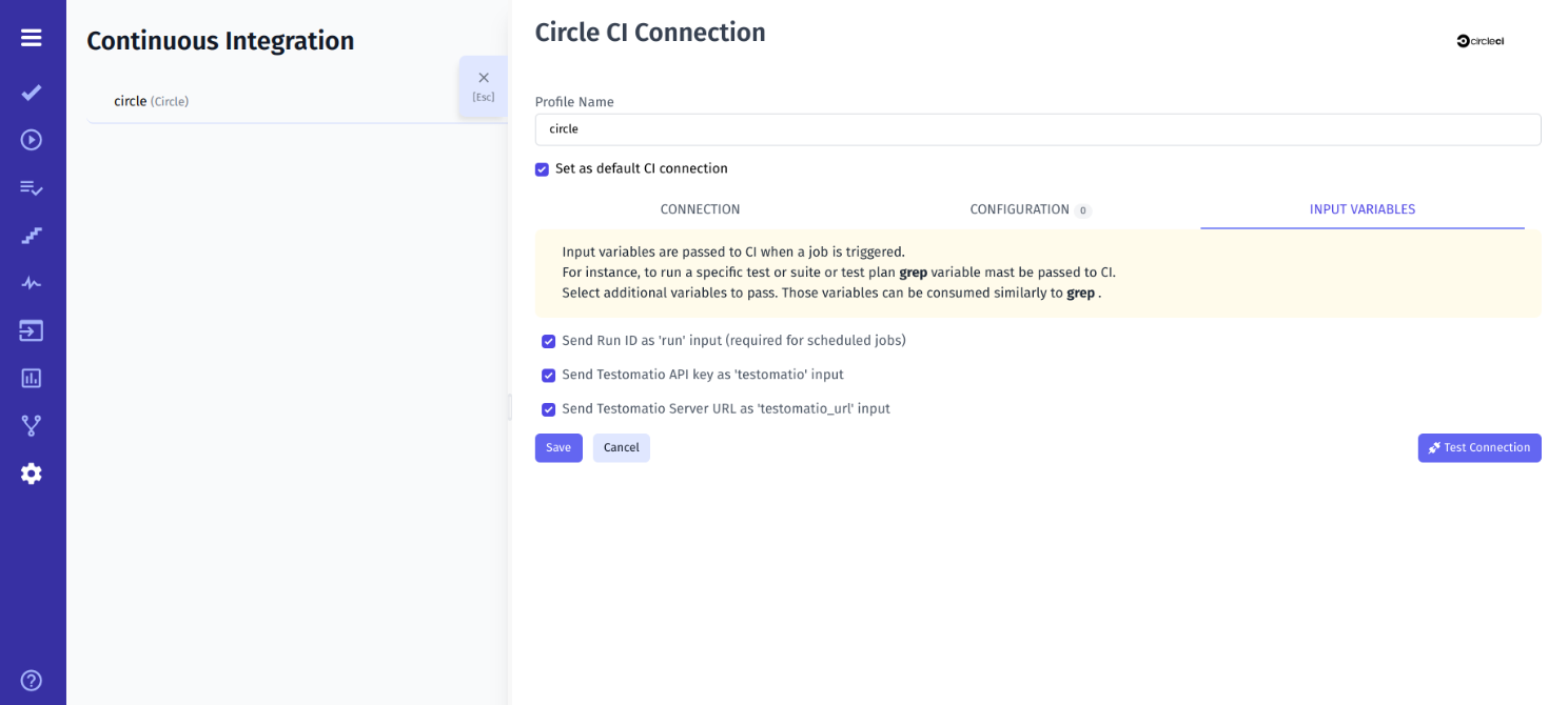 Circle CI Connection