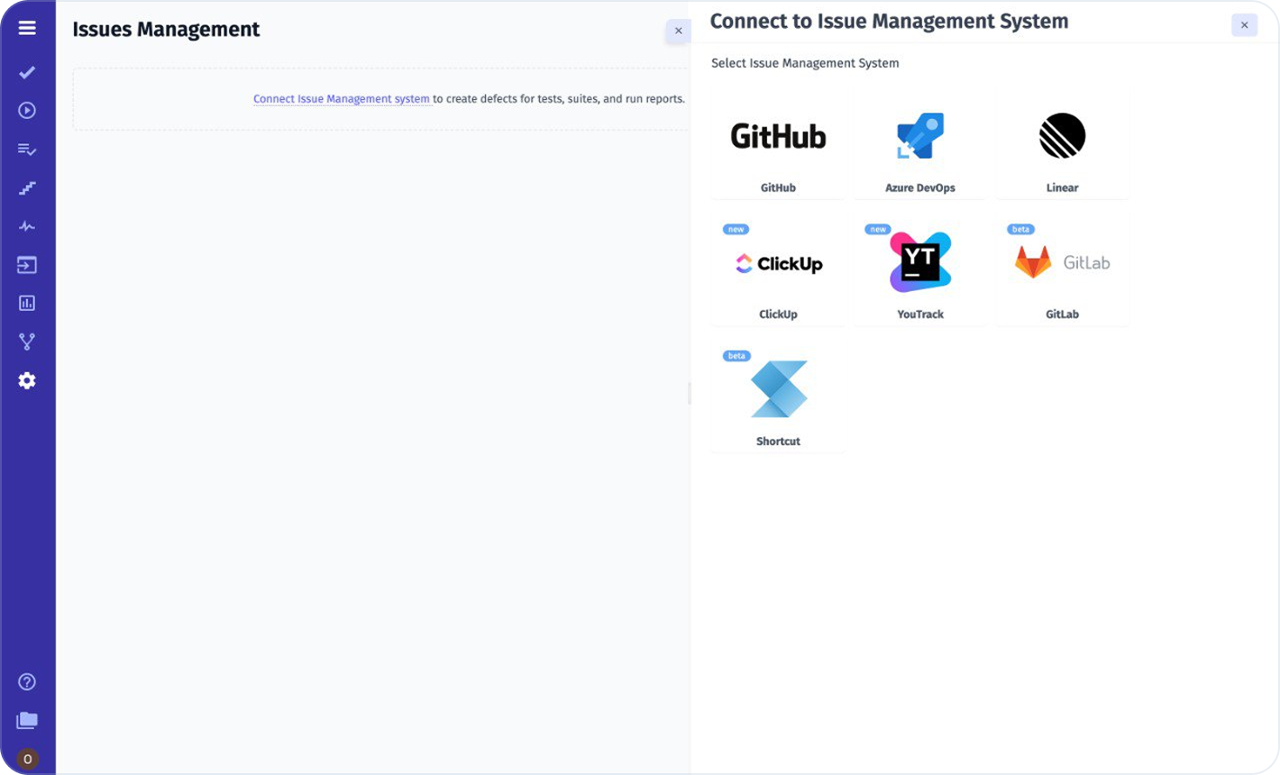Issue Tracking integrations