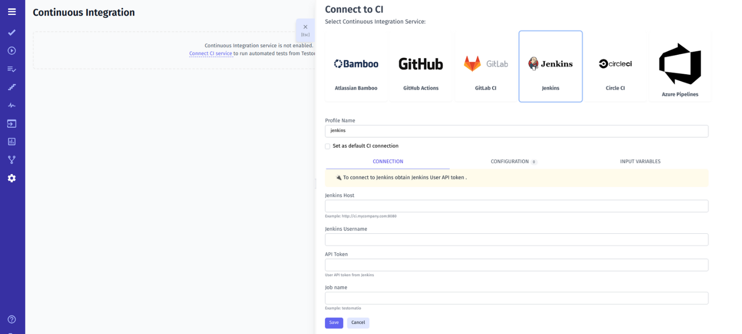 Jenkins test management with Testomat.io