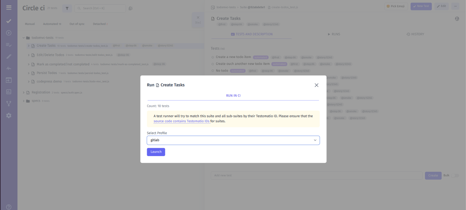 Execute Tests And View Results