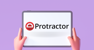 Protractor test management
